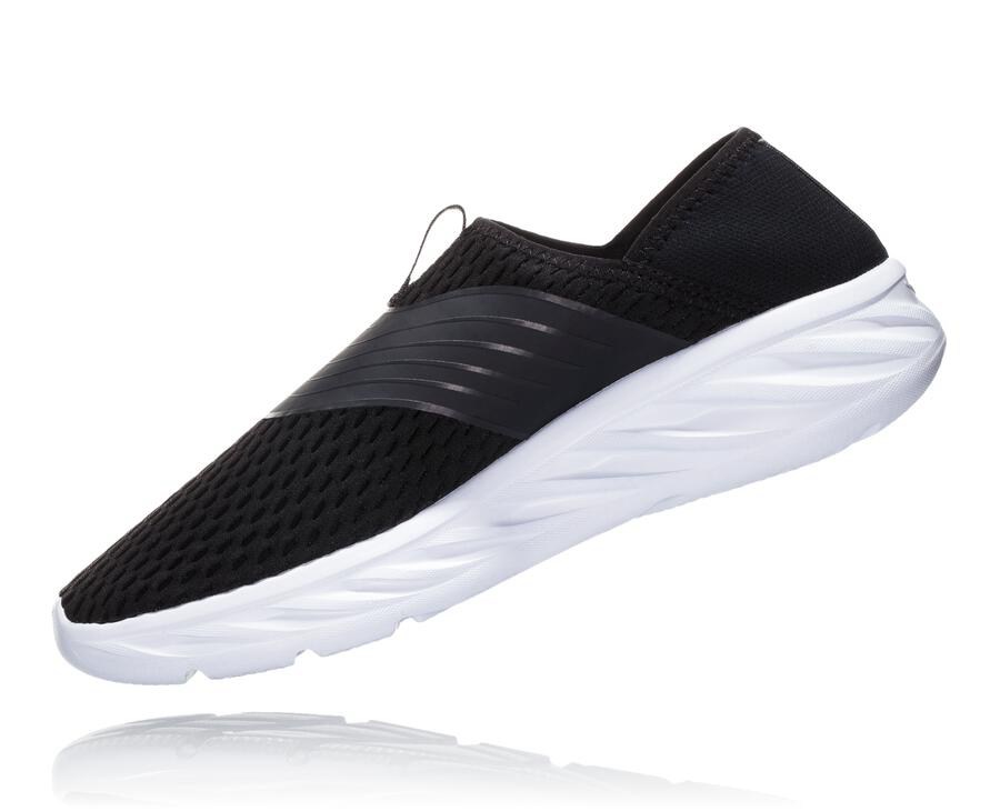 Sandale Hoka One One Ora Recovery Femme - Noir/Blanche - KPX-086591